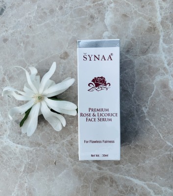 Сыворотка для лица осветляющая с витамином С и ретинолом "Premium Rose and Licorice Face Serum", SYNAA 30 мл