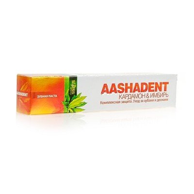Натуральная зубная паста Кардамон-Имбирь, Aasha Herbals