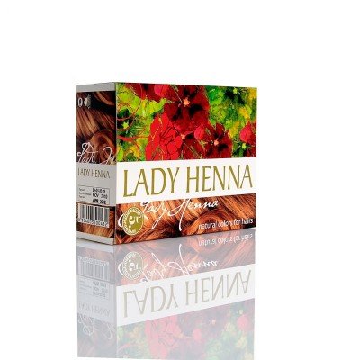 Краска для волос на основе хны Светло-коричневая, Lady Henna