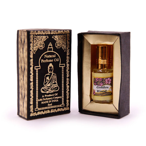 Духи масляные "Golden wood", Secrets of India 5 ml