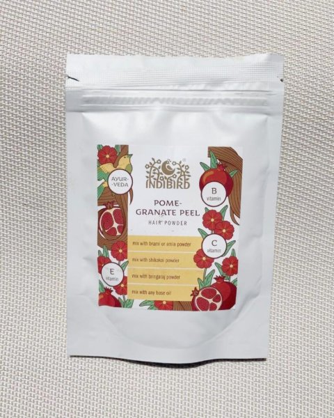 Порошок Граната кожура (Pomegranate Peel Powder), Indibird 50 гр.
