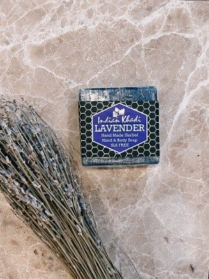 Мыло "Чистая лаванда"(Pure Lavender soap)  Khadi Natural