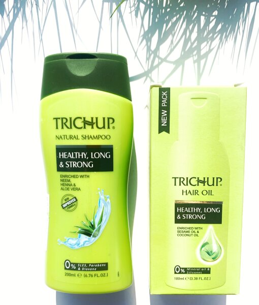 Набор для красоты волос "Здоровые, Длинные и сильные", Trichup (Herbal Hair beauty box)