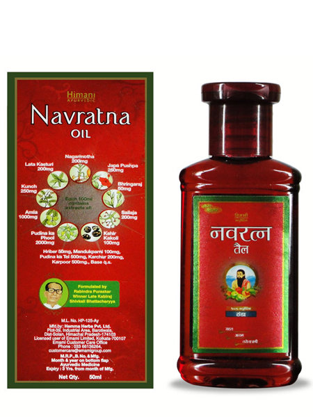 Масло от выпадения волос, Himani  Navratna Oil 100 ml