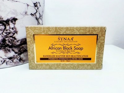 Африканское черное мыло ручной работы, Synaa 100 g.