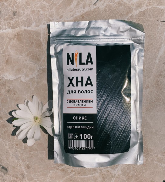 Хна для волос "Оникс", Nila 100 гр.